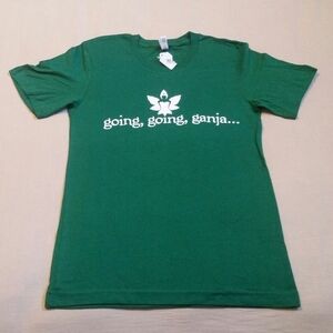 ⭐Bella Canvas Going Green (Ganja) T-shirt Size XS NWOT